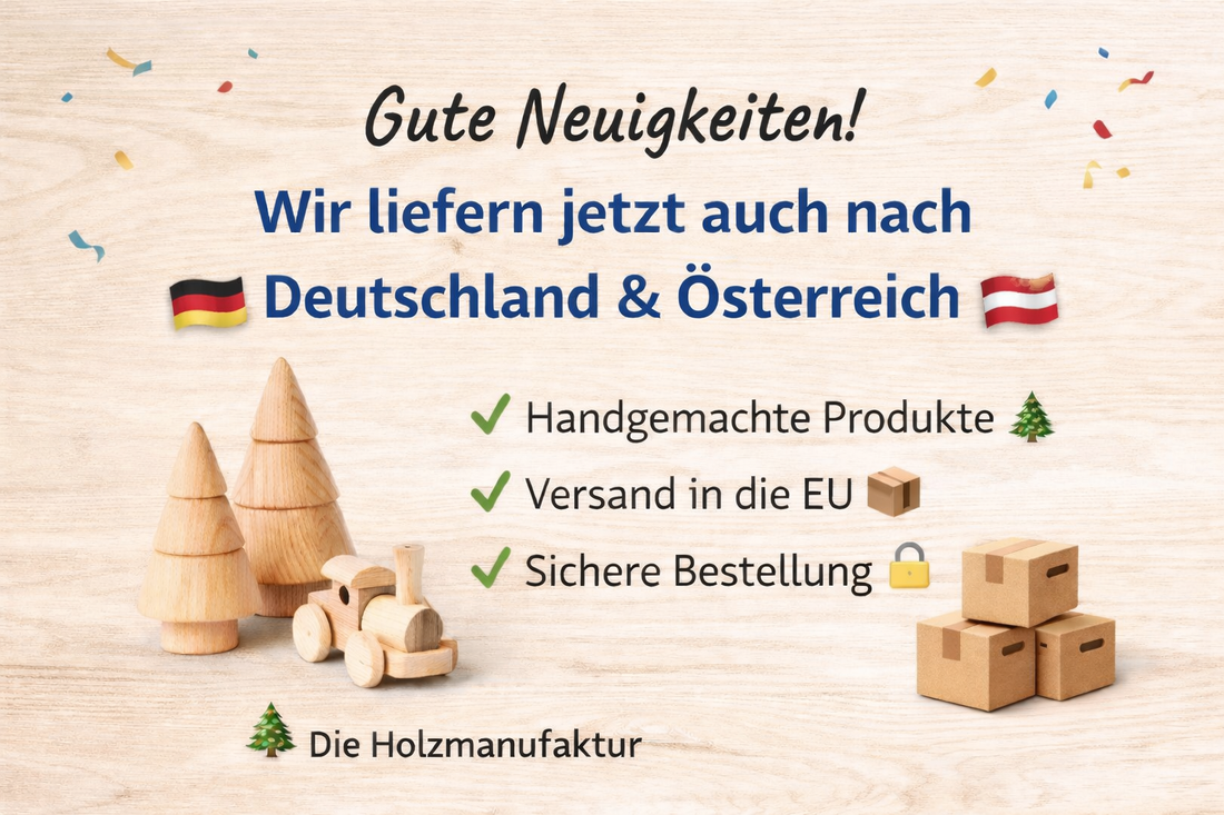 Wir liefern jetzt auch nach Deutschland und Österreich 🎉